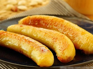 Chuối nướng mật ong chanh