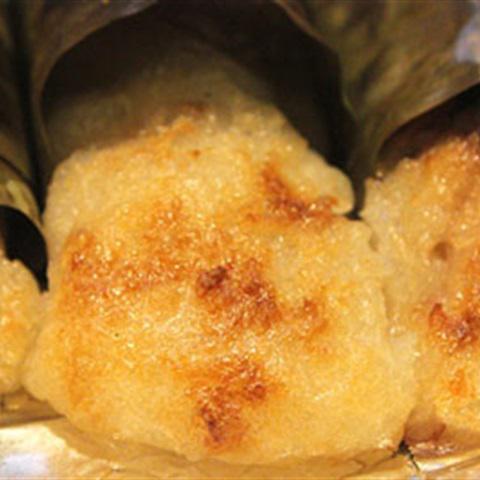 Cách làm chuối sứ bọc nếp nướng