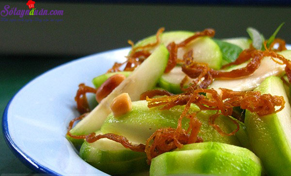 Cóc dầm bò khô-món ngon ăn mãi không chán