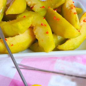 Cách làm cóc dầm muối ớt