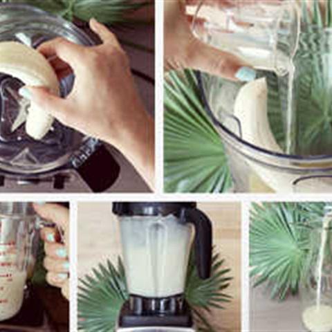 Cách làm cocktail chuối dâu tây