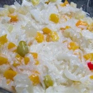 Cách làm "Cocktail" rau câu bào