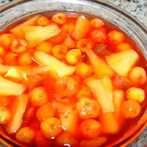 Cách pha cocktail trái hồng