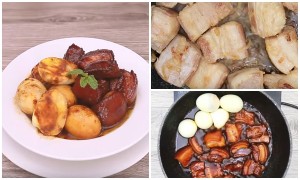 Cơm bọc xúc xích cho bữa trưa giòn rụm kích thích