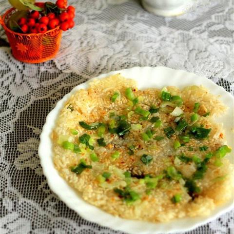 Cách làm cơm cháy mỡ hành giòn rụm nước mắm