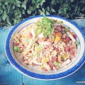 Cách làm cơm chiên hải sản