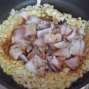 Cách làm cơm chiên mực tươi