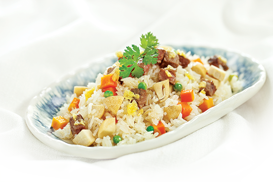 Cơm chiên nấm thịt bò