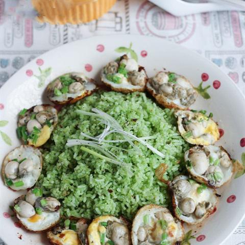 Cách làm cơm chiên rau xanh