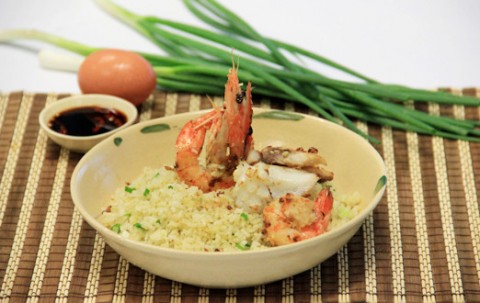 Cơm chiên ruốc hải sản