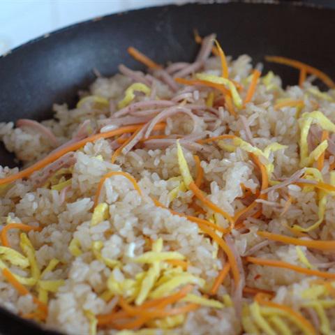 Cách làm cơm chiên tam tơ