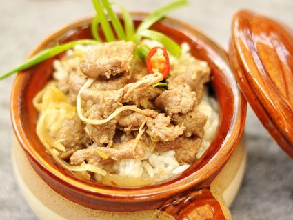 Cơm chiên tay cầm