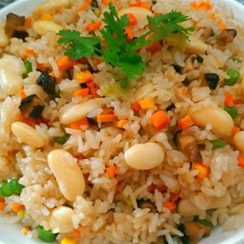 Cách làm cơm chiên thập cẩm chay