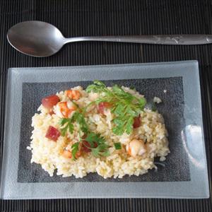 Cách làm cơm chiên trứng muối hải sản