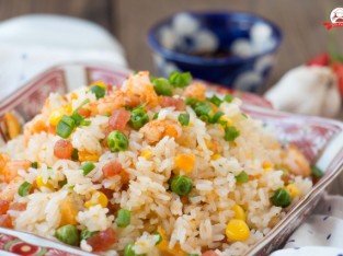 Cơm chiên trứng muối ngon