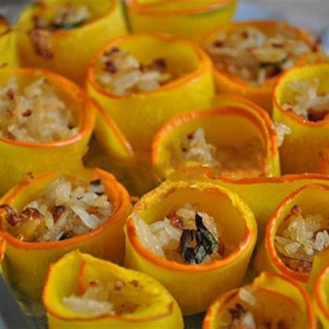 Cách làm cơm cuộn bí đỏ