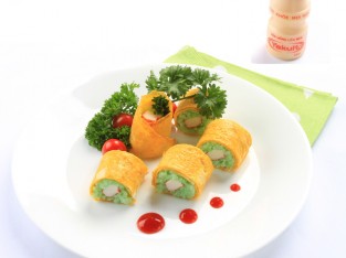 Cơm cuộn trứng thanh cua