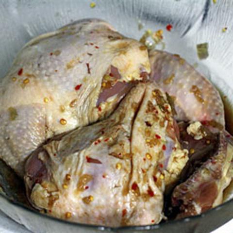 Cách làm cơm đùi gà nướng