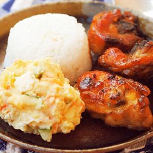 Cách làm cơm đùi gà sốt teriyaki