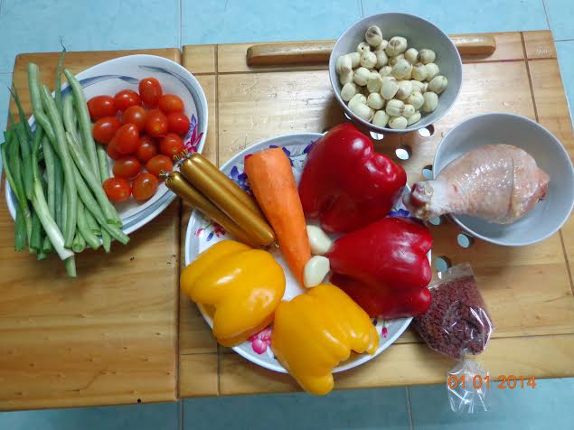 Cơm dương châu hạt sen