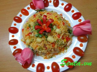 Cơm dương châu hạt sen