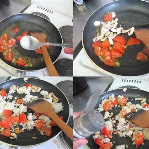 Cách làm cơm gà phô mai