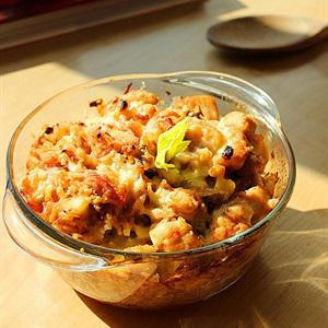 Cách làm cơm gà phô mai