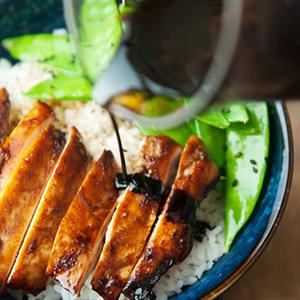 Cách làm cơm gà teriyaki