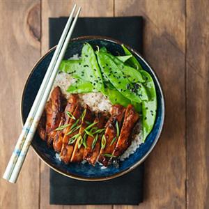 Cách làm cơm gà teriyaki