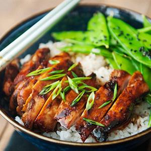 Cách làm cơm gà teriyaki