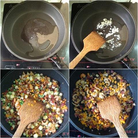 Cách làm cơm gói lá sen