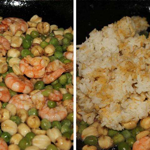 Cách làm cơm hấp lá sen