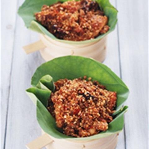 Cách làm cơm hấp thịt ba chỉ