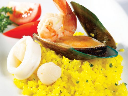 Cơm mimosa hải sản