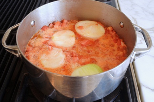 Cơm nắm súp lơ và cà rốt thanh đạm, ngọt mát