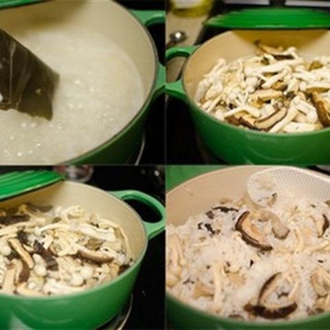 Cách làm cơm nấm thịt bằm
