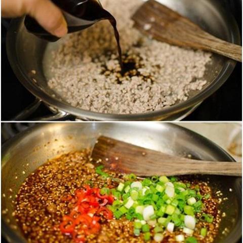 Cách làm cơm nấm thịt bằm