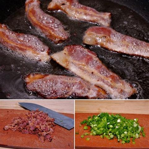 Cách làm cơm nắm thịt xông khói