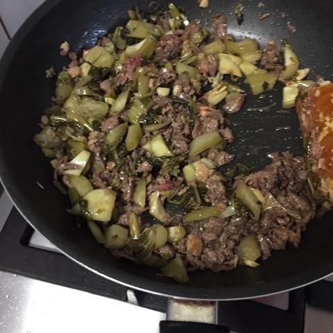 Cách làm cơm rang dưa cải chua