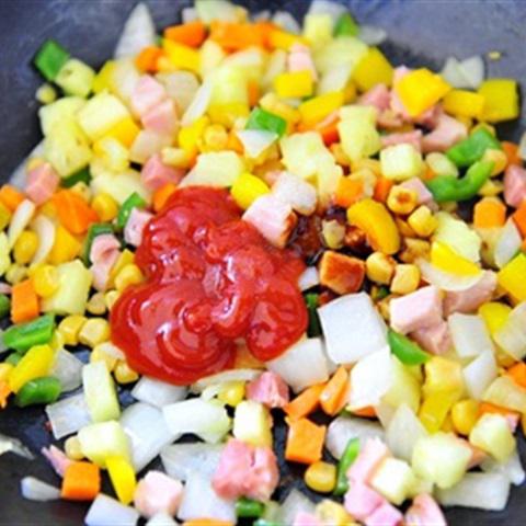 Cách làm cơm rang dứa