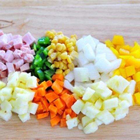 Cách làm cơm rang dứa