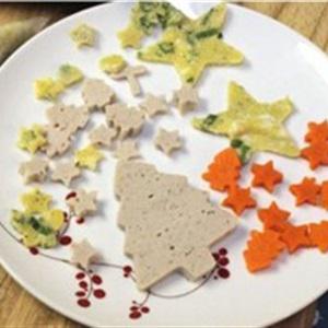 Cách làm cơm rang hình cây thông