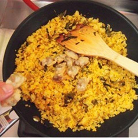 Cách làm cơm rang nghêu