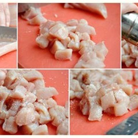 Cách làm cơm rang ngũ sắc