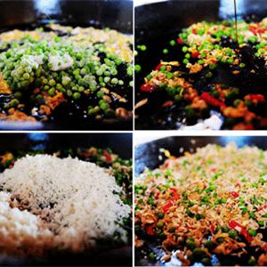 Cách làm cơm rang sườn heo dứa nướng