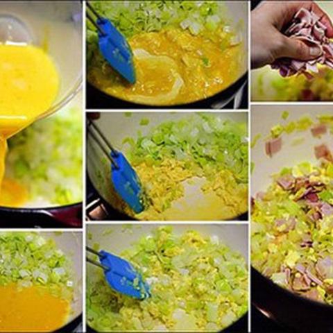 Cách làm cơm rang thập cẩm nóng hổi