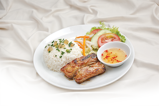 Cơm tấm sườn mayonnaise