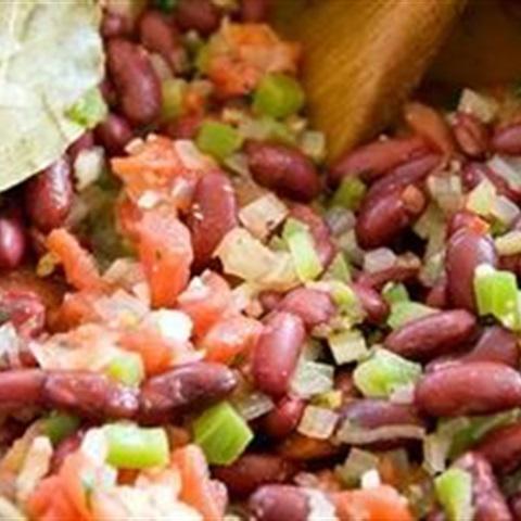 Cách làm cơm trộn đậu đỏ