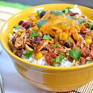 Cách làm cơm trộn taco gà cay