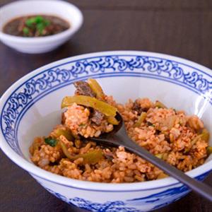 Cách làm cơm trộn thịt bò và củ cải